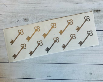 Key Decal | Key Vinyl Decal | Key Sticker | Skeleton Key Decal | Vintage Key Decal | Antique Key Decal | Retro Key Decal | Key Decoration