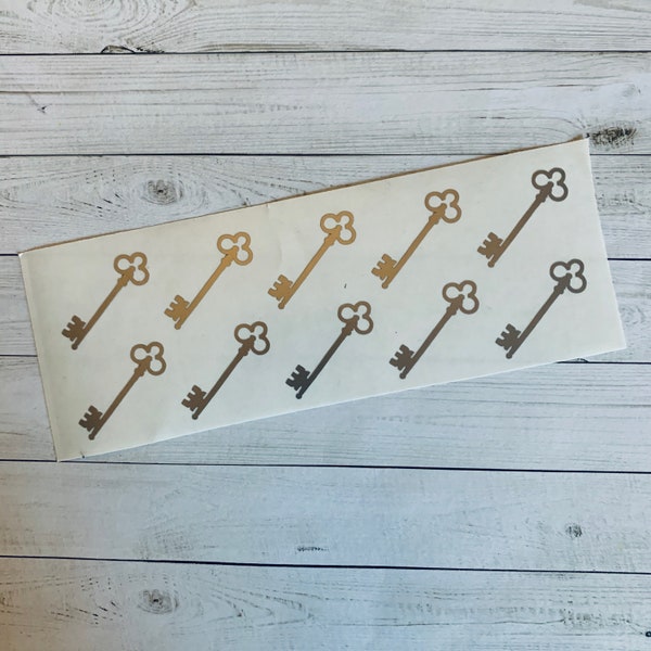 Key Decal | Key Vinyl Decal | Key Sticker | Skeleton Key Decal | Vintage Key Decal | Antique Key Decal | Retro Key Decal | Key Decoration