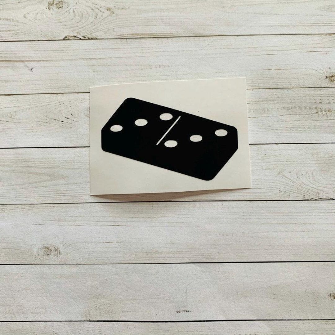 Dominoes Decal | Dominoes Sticker | Dominoes Vinyl Decal | Dominoes ...