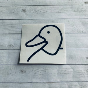 Duck Decal | Duck Vinyl Decal | Duck Sticker | Bird Sticker | Bird Decal | Animal Sticker | Animal Decal | Duck Decoration | Duck Theme