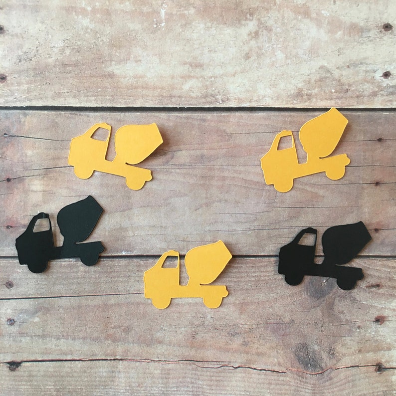Concrete Mixer Confetti Construction Confetti Construction Decoration Construction Party Supplies Construction Craft Supplies
