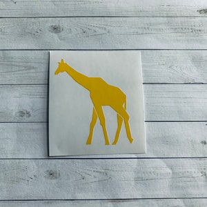 Giraffe Decal | Giraffe Sticker | Giraffe Decoration | Giraffe Theme | Giraffe Gift Idea | Animal Decal | Safari Decal | Jungle Decal