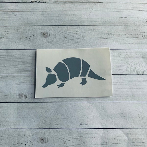 Armadillo Decal | Armadillo Vinyl Decal | Armadillo Sticker | Armadillo Decoration | Armadillo Theme | Armadillo Gift | Animal Decal