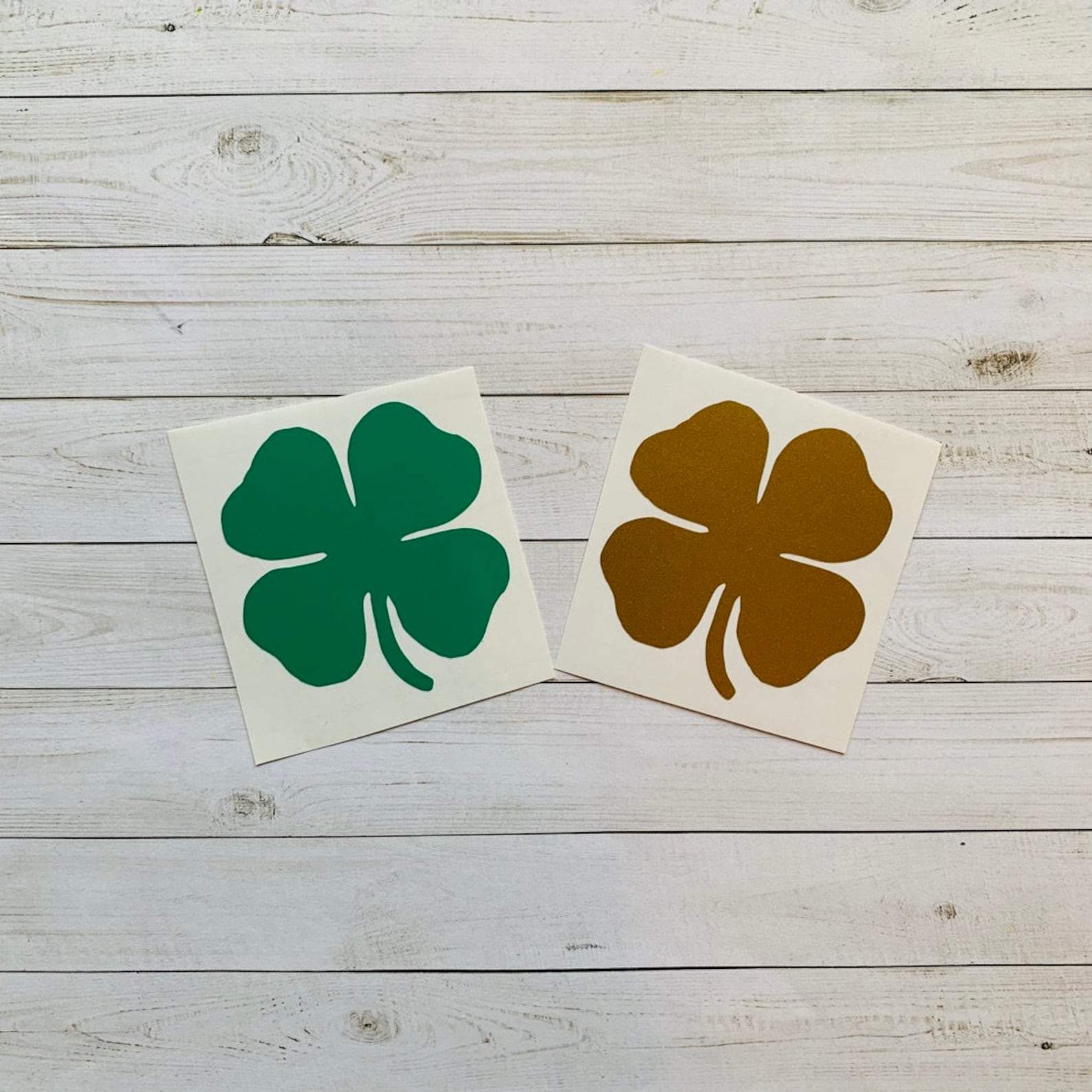 Shamrock Decal Shamrock Vinyl Decal Shamrock Sticker Etsy