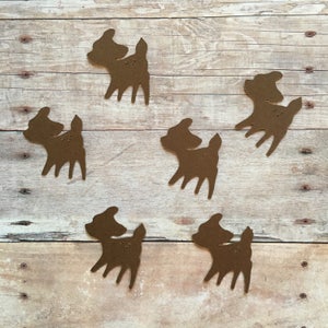Fawn Confetti | Fawn Cut Outs | Deer Confetti | Deer Cut Outs | Deer Decorations | Animal Confetti | Animal Party Supplies | Table Scatter