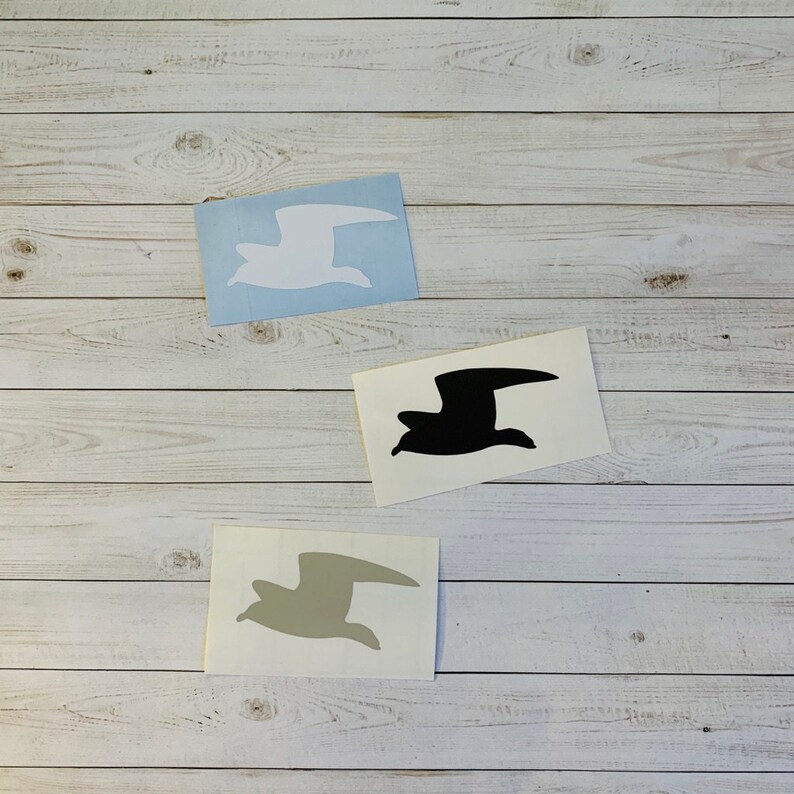 Seagull Decal Seagull Vinyl Decal Seagull Sticker Marine Etsy