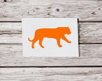Tiger Decal, Tiger Sticker, Tiger Decoration, Tiger Car Decal, Big Cat Decal, Cat Decal, Jungle Animals, Animal Decal