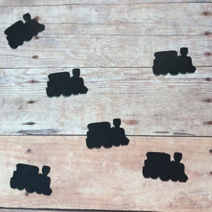 Train Confetti | Train Cut Out | Train Decoration | Train Table Scatter | Train Party Supply | Railroad Confetti | Railroad Decorations