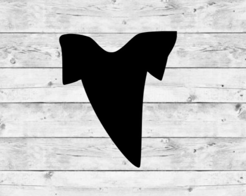 Shark Tooth Decal Shark Tooth Sticker Shark Decal Shark Vinyl Decal Shark Sticker Ocean Sticker Ocean Decal Tooth Sticker image 2