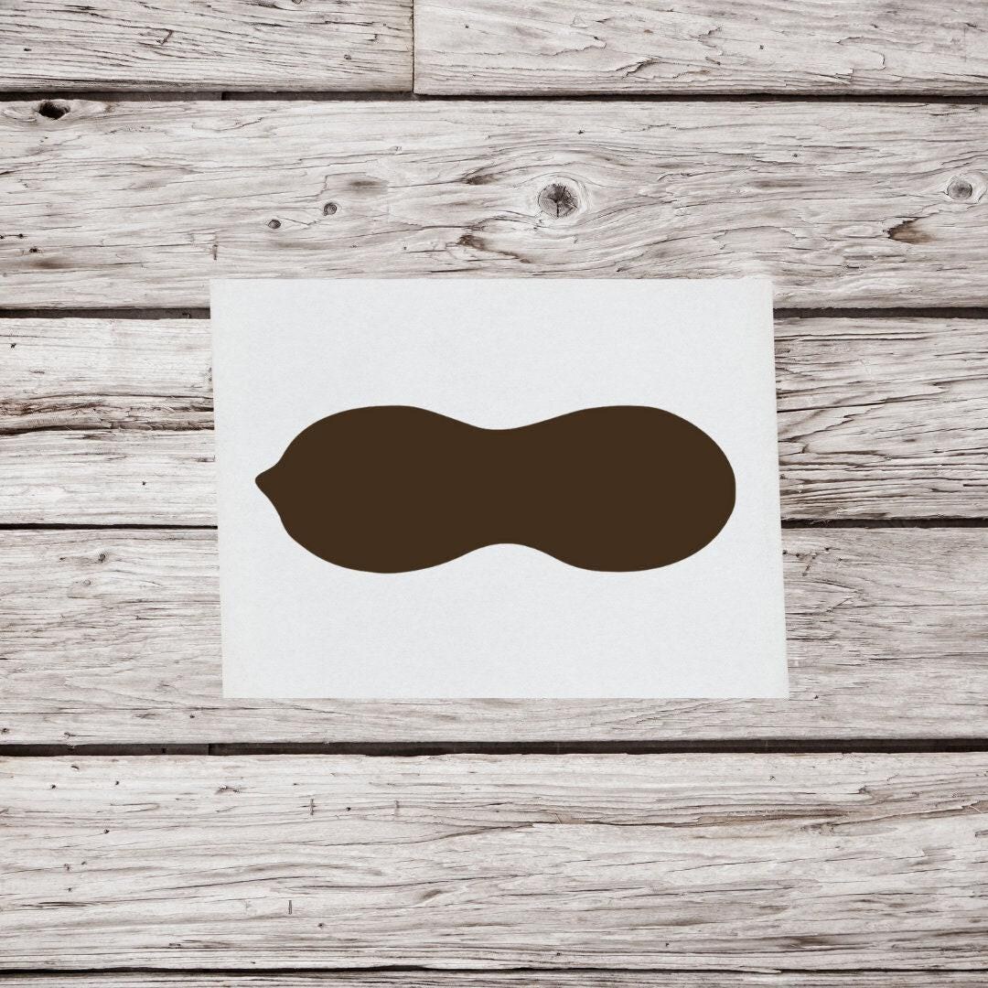 Eanut Sticker Peanut Decal, Peanut Sticker, Peanut Vinyl Decal, Nut Decal, Baseball ...