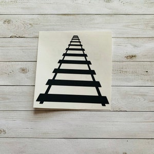 Railroad Tracks Decal | Railroad Tracks Sticker | Railroad Decoration | Train Decal | Train Decoration | Train Party | Train Theme | Tracks
