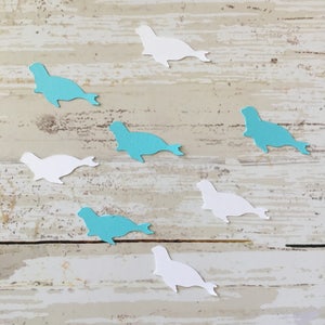Seal Confetti | Seal Cut Out | Seal Decoration | Animal Confetti | Animal Cut Out | Animal Decoration | Beach Confetti | Ocean Confetti