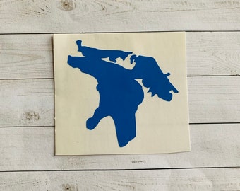 Lake Huron Decal | Lake Huron Sticker | Great Lakes Decal | The Great Lakes Decal | Great Lakes Sticker | Lake Decal | Lake Sticker | Huron