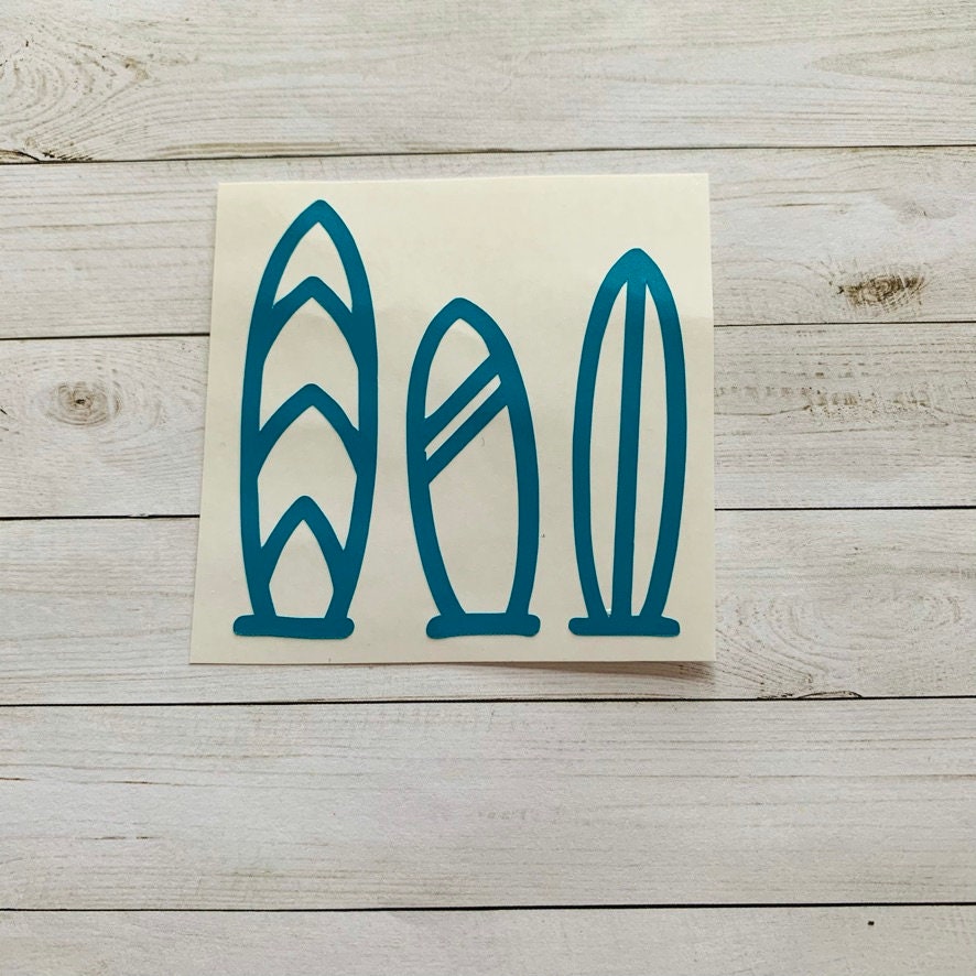Surf Board Decal Surf Board Sticker Surf Board Decoration Etsy