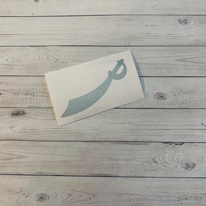 Pirate Sword Decal | Pirate Sword Sticker | Sword Decal | Sword Sticker | Pirate Decal | Pirate Sticker | Pirate Decoration | Pirate Party