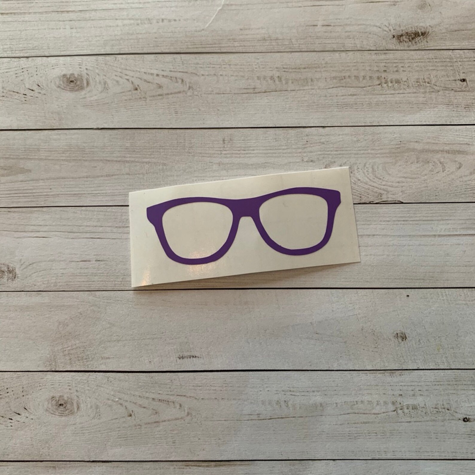 Glasses Decal Glasses Vinyl Decal Glasses Sticker Eye Etsy