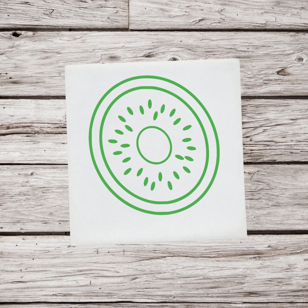 Kiwi Slice Decal, Kiwi Vinyl Decal, Kiwi Sticker, Kiwi Decoration, Fruit  Decal, Tropical Fruit Decal, Food Decal, Plant Decal, Cup Decal - Etsy, image size:1080x1080