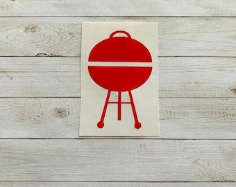 Grill Decal | Grill Sticker | Grill Decoration | Grilling Decal | Food Decal | Cookout Decal | BBQ Decal | BBQ Sticker | Cook Decal |