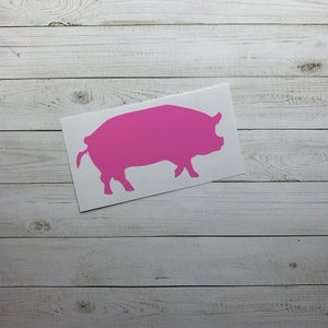 Hog Decal | Hog Sticker | Pig Decal | Pig Sticker | Hog Vinyl Decal | Pig Decoration | Farm Decal | Animal Decal | Animal Sticker