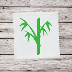Bamboo Decal, Bamboo Vinyl Decal, Bamboo Sticker, Plant Decal, Panda Decal, Car Decal, Window Decal, Water Bottle Decal