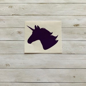 Unicorn Decal | Unicorn Vinyl Decal | Unicorn Sticker | Unicorn Decoration | Unicorn Party | Unicorn Theme | Magic Decal | Creature Decal