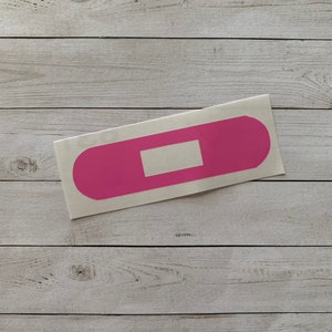 Band Aid Decal | Band Aid Vinyl Decal | Band Aid Sticker | Band Aid Decoration | Nurse Decal | Mom Decal | Doctor Decal | Car Decal | Vinyl