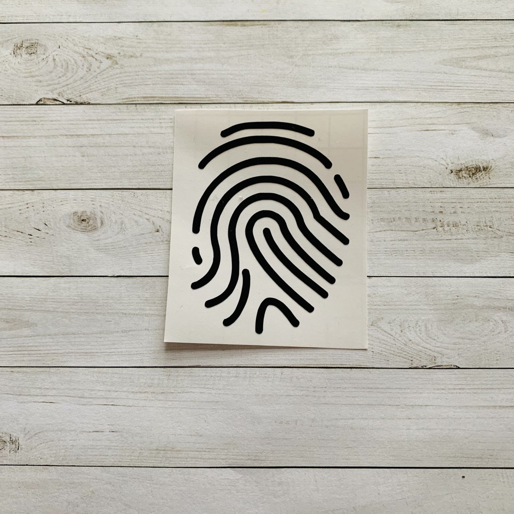 Thumb Print Decal | Thumb Print Sticker | Thumb Decal | Finger Decal | Print Decal | Hand Decal | True Crime Decal | True Crime Decoration