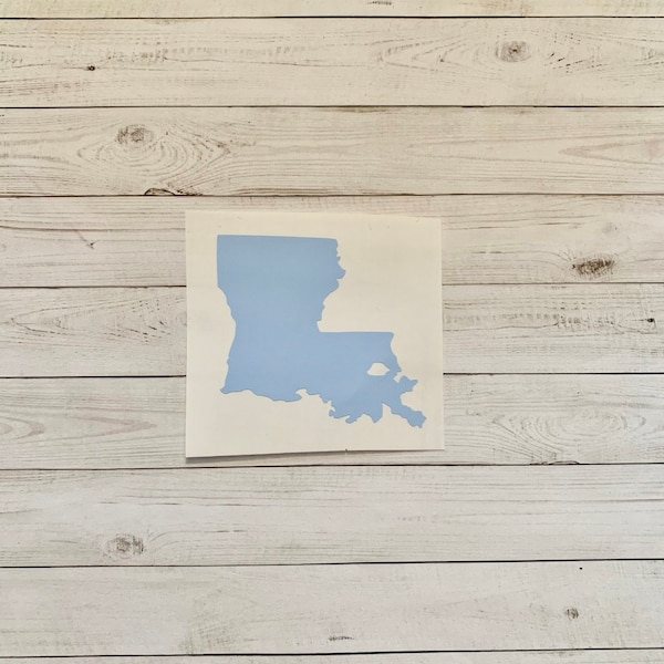 Louisiana State Decal | Louisiana Vinyl Decal | Louisiana Sticker | Louisiana Party Decor | Louisiana Decoration | Louisiana Home| Car Decal