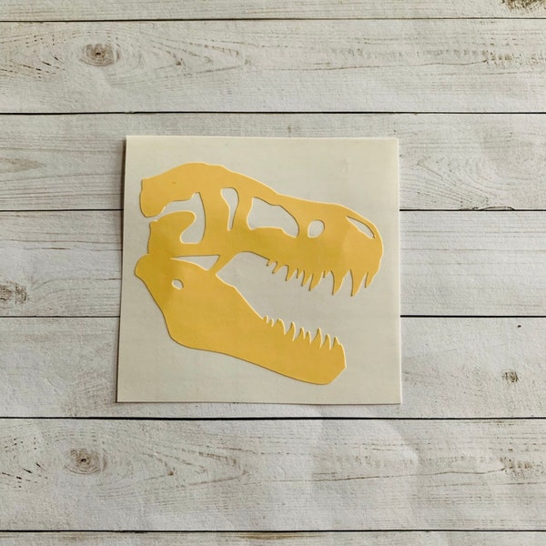 Fossil Decal | Fossil Sticker | Dinosaur Decal | Dinosaur Sticker | Tyrannosaurus Decal | Tyrannosaurus Rex Decal | T Rex Decal | Science