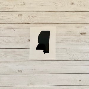 Mississippi State Decal | Mississippi Vinyl Decal | Mississippi Sticker | Mississippi Party Decor | Mississippi Decoration Mississippi Home