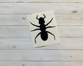 Ant Decal | Ant Vinyl Decal | Ant Sticker | Bug Decal | Bug Sticker | Insect Decal | Insect Sticker | Glitter | Metallic | Holographic