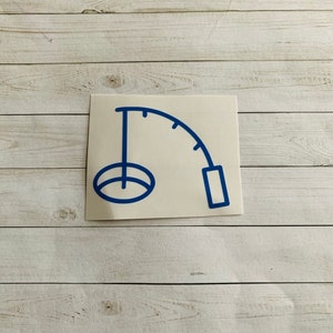 Ice Fishing Decal | Ice Fishing Sticker | Fishing Sticker | Fishing Decal | Fisherman Sticker | Fisherman Decal | Lake Sticker | Up North