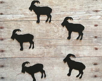 Mountain Goat Confetti | Goat Cut Outs | goat Confetti | Mountain Theme | Animal Confetti | Animal Party Supplies | Table Scatter | Favors