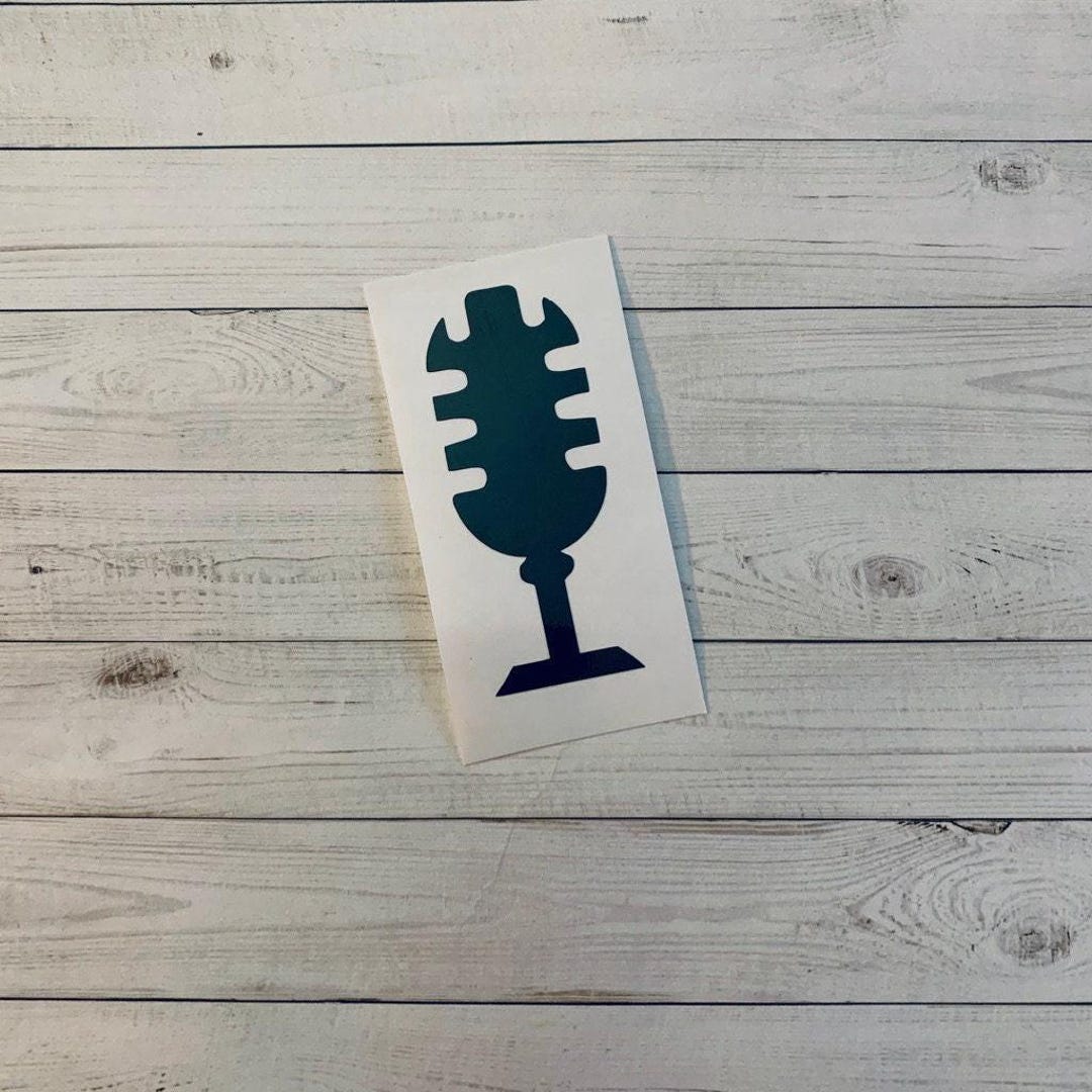 Microphone Decal | Microphone Sticker | Radio Decal | Radio Sticker ...