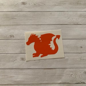 Dragon Decal | Dragon Vinyl Decal | Dragon Sticker | Dragon Decoration | Dragon Theme | Dragon Party | Monster Decal | Myth Decal | Vinyl