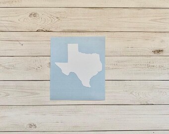 Texas State Decal | Texas Vinyl Decal | Texas Sticker | State Sticker | State Decal |Texas Decoration | Texas Car Decal | Texas Party Decor