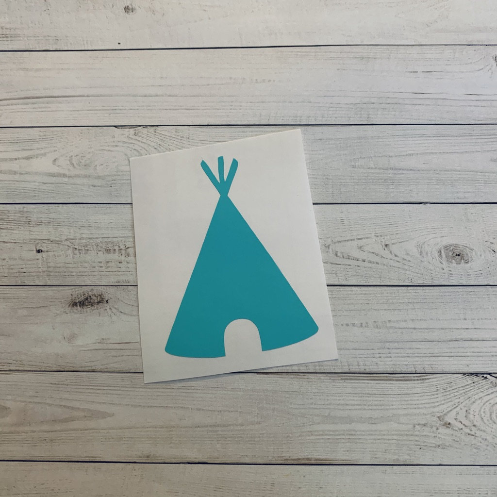 Teepee Decal Teepee Vinyl Decal Teepee Sticker Teepee | Etsy