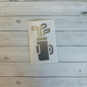 Golf Club Decal | Golf Clubs Sticker | Golf Decal | Golf Sticker | Golfing Decal | Golfing Sticker | Golfing Decoration | Golf Theme | Vinyl