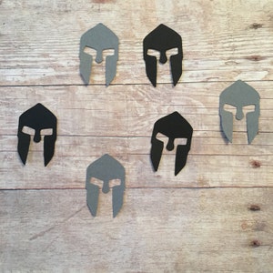 Helmet Confetti | Helmet Cut Out | Helmet Decoration | Knight Confetti | King Confetti | Medieval Confetti | Knight Decoration