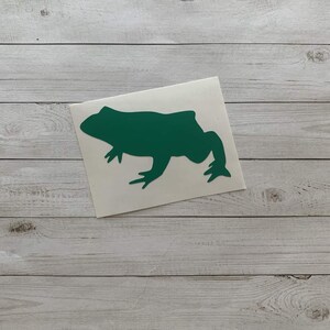 Frog Decal | Frog Sticker | Frog Vinyl Decal | Frog Vinyl Sticker | Animal Decal | Animal Sticker | Frog Theme | Frog Decoration