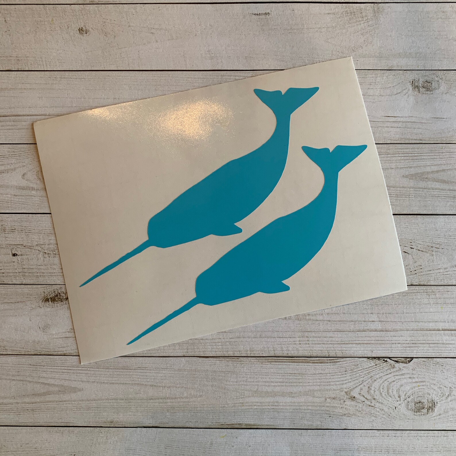 Narwhal Decal Narwhal Vinyl Decal Narwhal Sticker Arctic Etsy