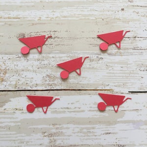 Wheel Barrow Confetti | Wheel Barrow Cut Out | Garden Confetti | Garden Cut Out | Garden Decoration | Table Scatter | Party Supplies