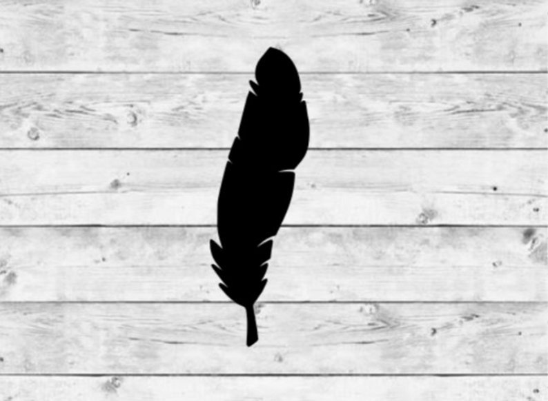 Feather Decal Feather Vinyl Decal Feather Sticker Bird Etsy