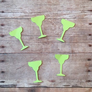 Margarita Confetti | Margarita Cut Out | Margarita Decoration | Cocktail Decoration | Cocktail Confetti | Drinks Confetti | Glass Confetti