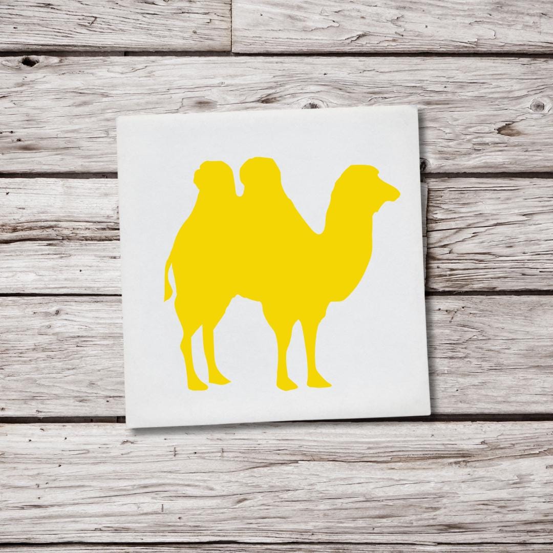 Camel Decal, Camel Sticker, Camel Vinyl Decal, Desert Animal Decal ...