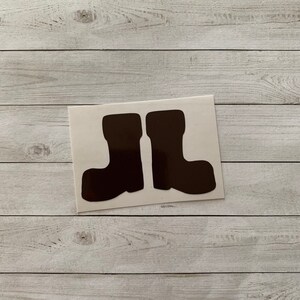 Boots Decal | Boots Vinyl Decal | Boots Sticker | Boot Decal | Shoe Decal | Shoe Sticker | Shoe Decoration