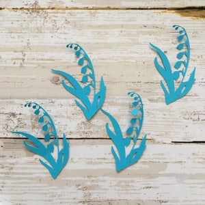 Bluebell Flower Confetti Flower Confetti | Flower Cut Outs | Wildflower Confetti | Plant Confetti | Plant Cut Outs | Garden Confetti Favors