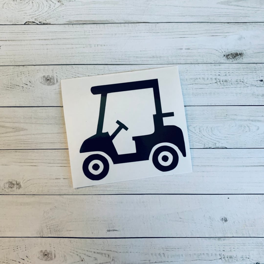Golf Cart Decal Golf Cart Sticker Golf Decal Golf - Etsy