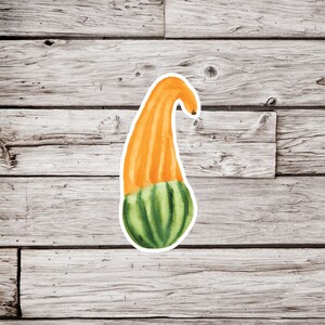 Gourd Sticker, Fall Sticker, Autumn Sticker, Pumpkin Sticker, Garden Sticker, Plant Sticker