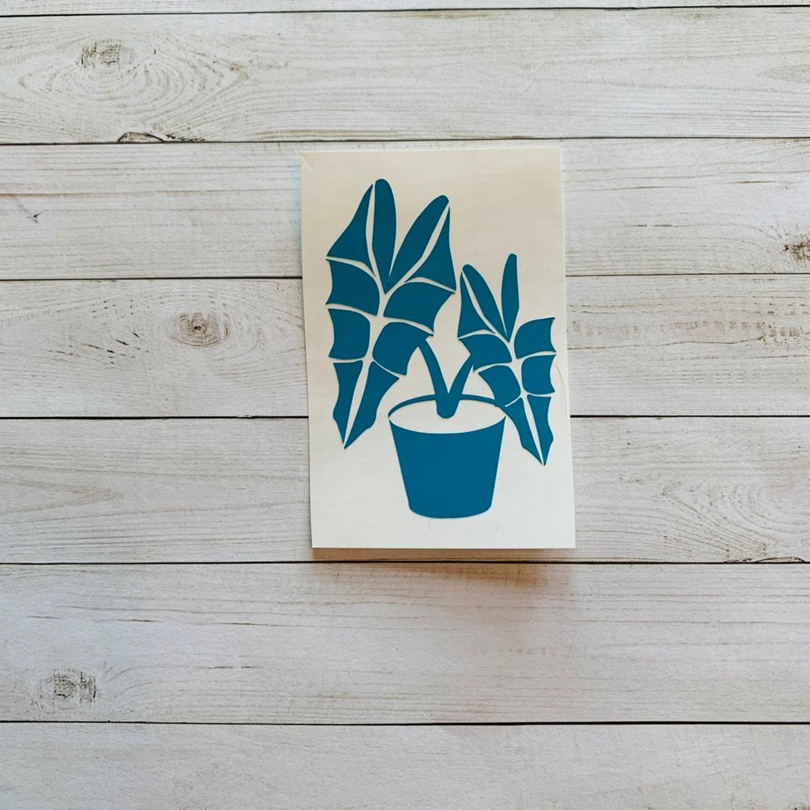 House Plant Decal House Plant Sticker Plant Decal Plant Etsy
